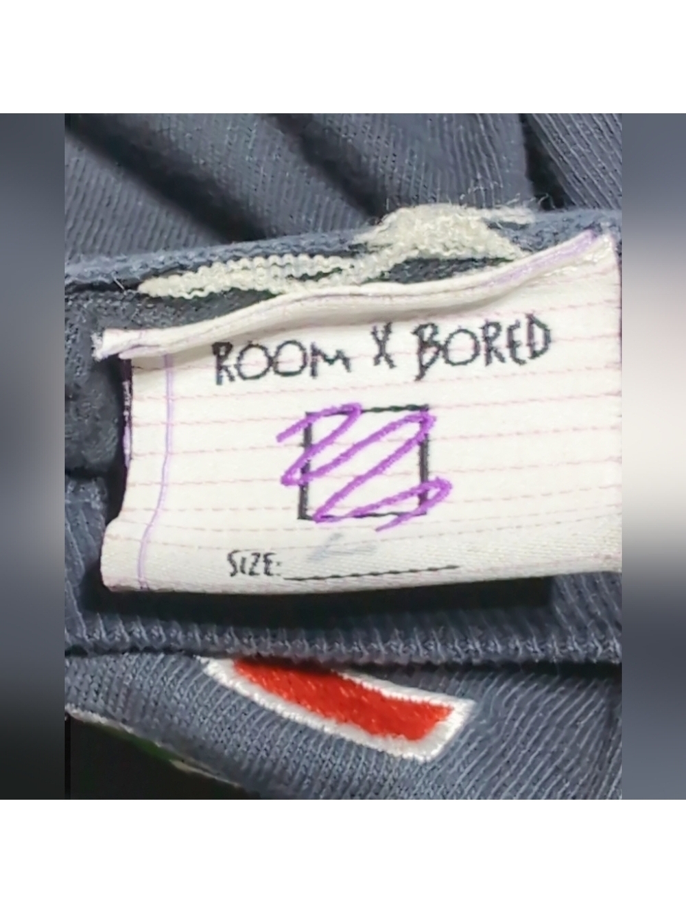 Rare Room X Bored "This Will Be My World"  Sz L Black Tee - Picture 4 of 4